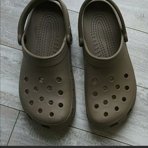 Crocs Clogs Tan Size 10